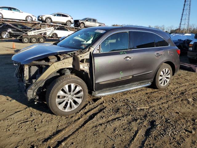 2015 ACURA MDX TECHNO VIN: 5FRYD4H48FB009026