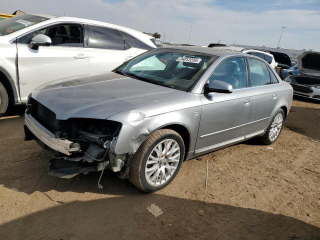 2008 AUDI A4 2.0T QU VIN: WAUDF78E58A137981