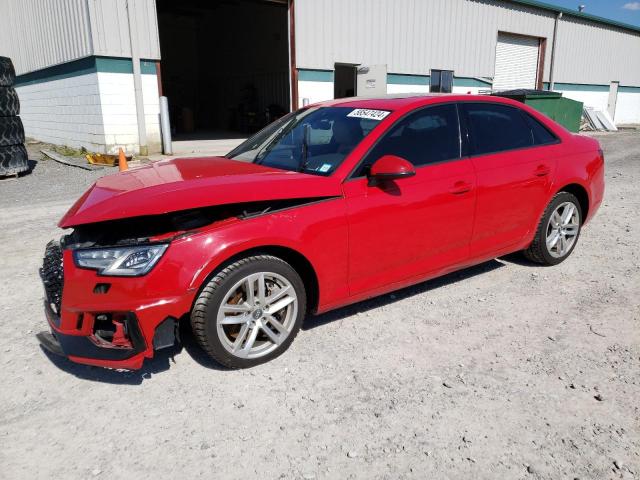 2017 AUDI A4 PREMIUM VIN: WAUGNAF49HN058507