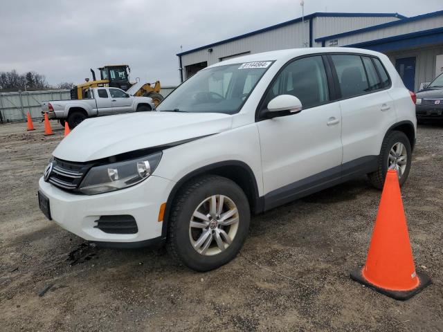 2014 VOLKSWAGEN TIGUAN S VIN: WVGAV3AX1EW622027