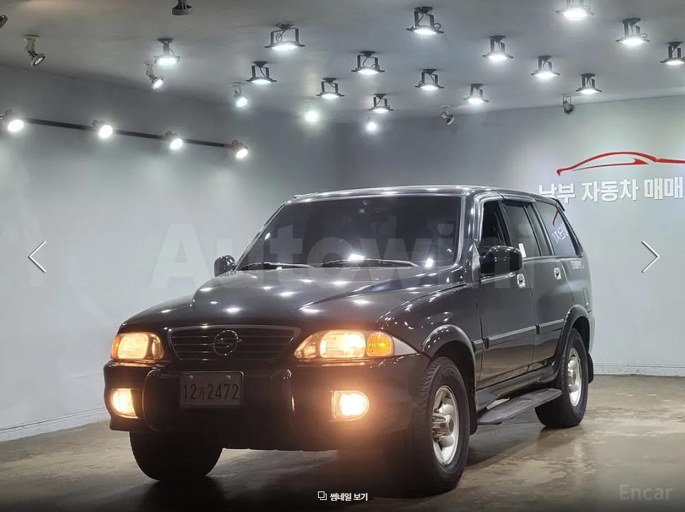 2000 KGM (SSANGYONG) MUSSO VIN: KPDHADBD1YP200691