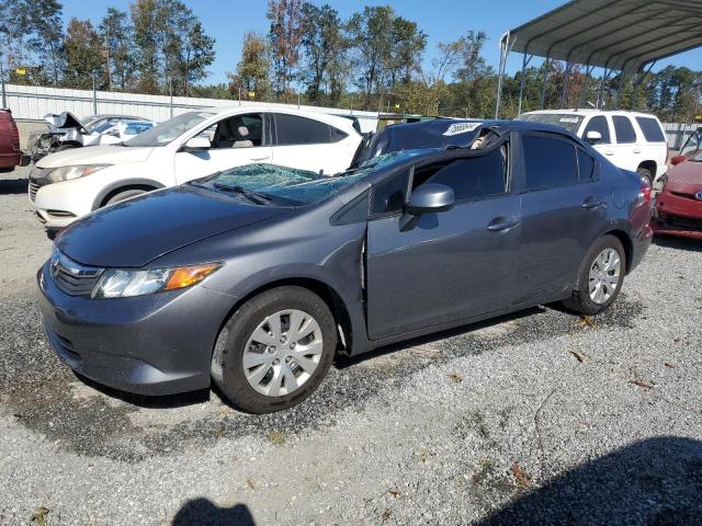 2012 HONDA CIVIC LX VIN: 19XFB2F55CE383495