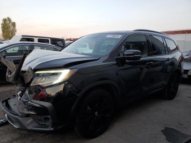 2021 HONDA PILOT BLAC VIN: 5FNYF6H7XMB016977