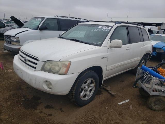 2003 TOYOTA HIGHLANDER VIN: JTEGF21A830078848