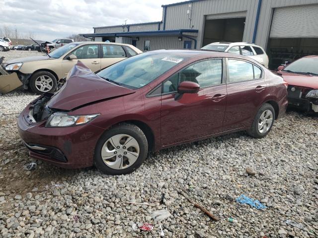 2014 HONDA CIVIC LX VIN: 19XFB2F54EE049901