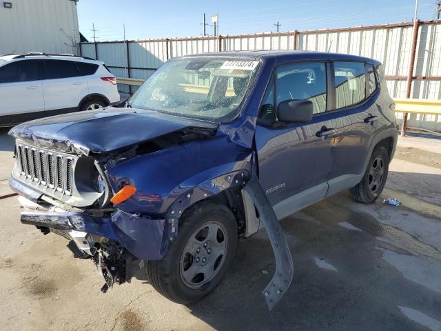 2016 JEEP RENEGADE S VIN: ZACCJAAT0GPD04734