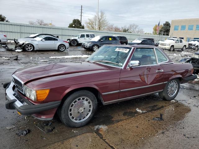 1986 MERCEDES-BENZ 560 SL VIN: WDBBA48D5GA051128