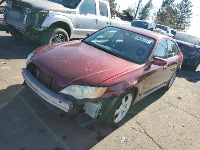 2009 SUBARU LEGACY 2.5 VIN: 4S3BL616096225129